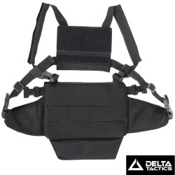 Chest Rig Airsoft Speedsoft Delta Tactics - Lightweight Tactical vest CQB Black