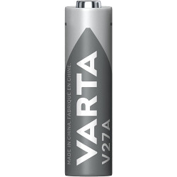 Pile electronique alcaline V27A- 12V -VARTA - blister unitaire