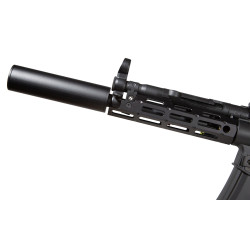 Réplique AEG airsoft Secutor MP5 avec chargeur Mid Cap et silencieux