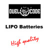 Batterie rechargeable LiPo 7.4V 1300mAh Duel Code haute performance pour répliques AEG