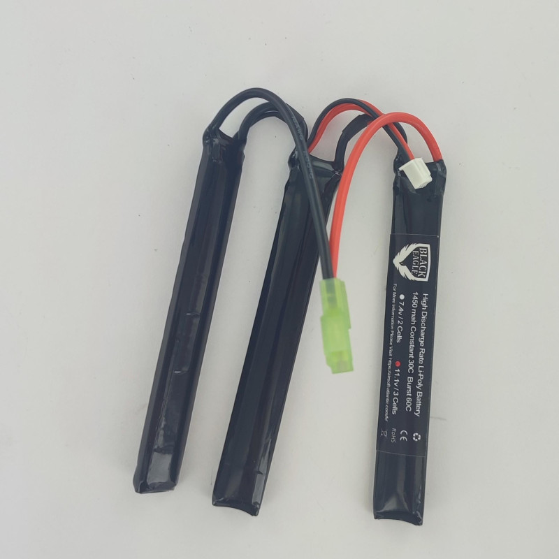 1450mah 11.1V30C lipo battery stick with small tamiya