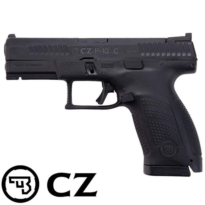 CZ P-10C, full polymer, Gas, Black