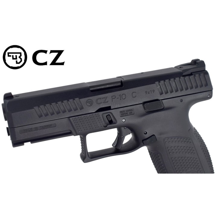 CZ P-10C, full polymer, Gas, Black