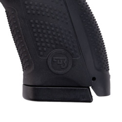 détail du grip texturé et hop-up réglable CZ P-10C