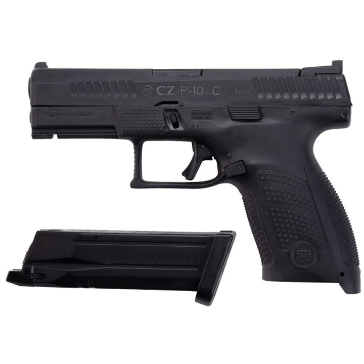 CZ P-10C, full polymer, Gas, Black