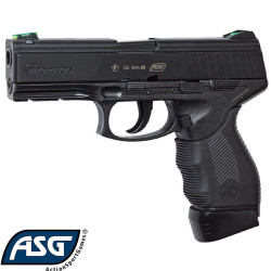 pistolet airsoft CO₂ ASG Sport 106 non blowback noir 1.3 joule