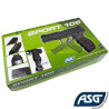 pistolet airsoft CO₂ 6 mm ASG Sport 106 semi-automatique noir