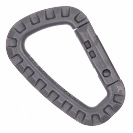 Mousqueton Plastique Gris