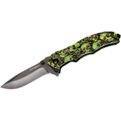 Boker Magnum Hades Rescue Flipper 3-3/8 Gray Blade, Aluminum Handles, Liner Lock - 01LG293