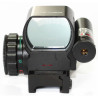 1X22X33 red and green reflex sight with red laser sight