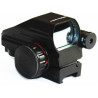 1X22X33 red and green reflex sight with red laser sight