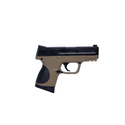 Smith & Wesson M&P9C Spring - Tan & Black - Cybergun