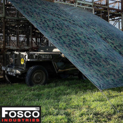 Bâche camo : 2.85 x 5 m