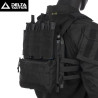 backpanel tactique airsoft Delta Tactics noir