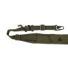 Delta Tactics green OD 2-point tactical webbing for airsoft