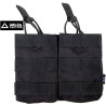 PORTE CHARGEURS DOUBLE G36/AK/M14/SR25 NOIR DELTA TACTICS