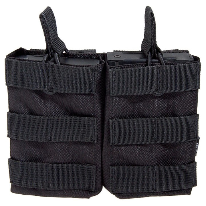 PORTE CHARGEURS DOUBLE G36/AK/M14/SR25 NOIR DELTA TACTICS