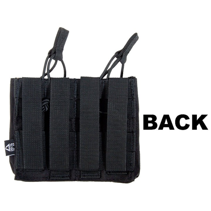 PORTE CHARGEURS DOUBLE G36/AK/M14/SR25 NOIR DELTA TACTICS