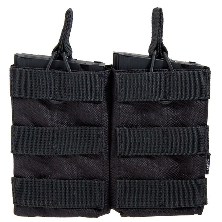 PORTE CHARGEURS DOUBLE G36/AK/M14/SR25 NOIR DELTA TACTICS