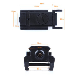 Green Laser Stealth v2.0 Black Eagle avec commande déportée (Vert)