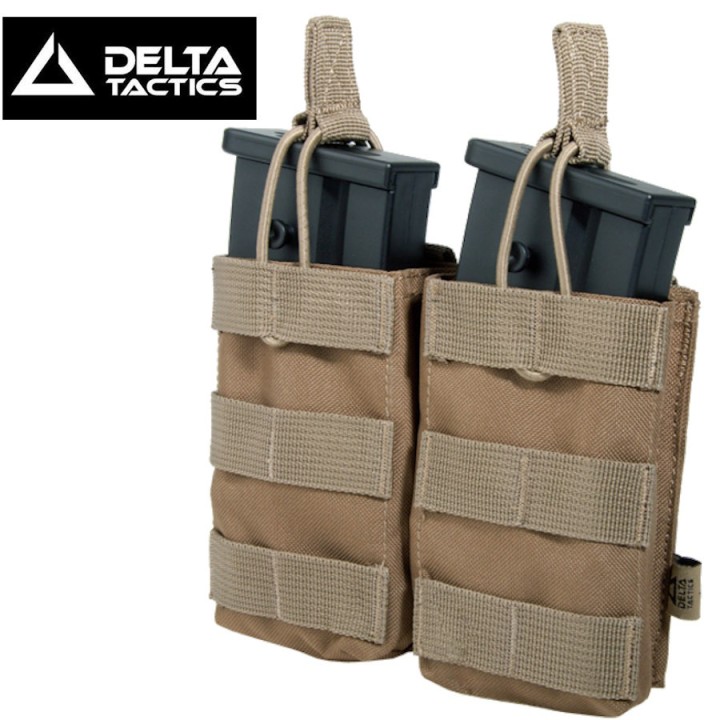 PORTE CHARGEURS DOUBLE G36/AK/M14/SR25 TAN DELTA TACTICS