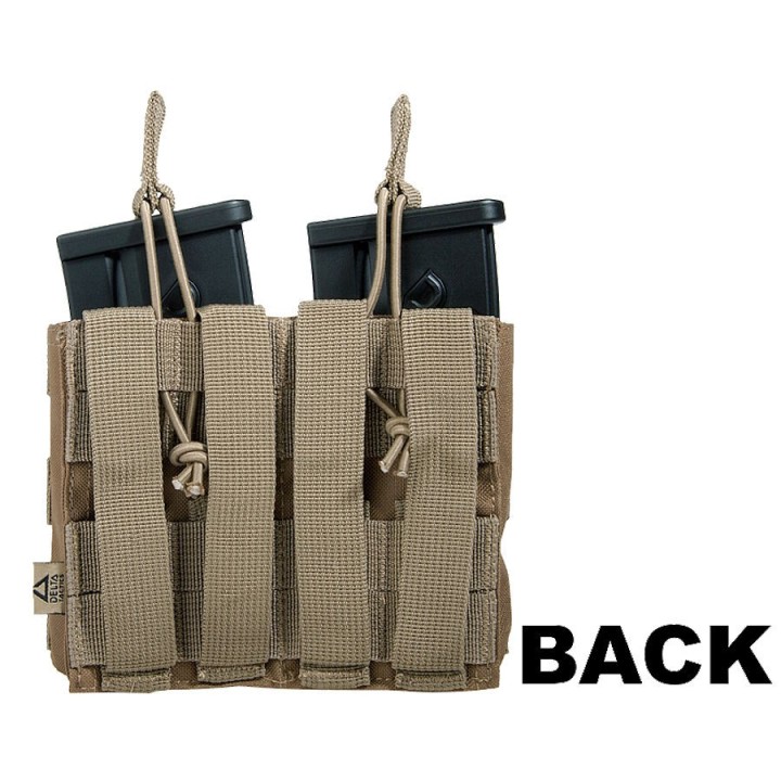 PORTE CHARGEURS DOUBLE G36/AK/M14/SR25 TAN DELTA TACTICS