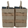 PORTE CHARGEURS DOUBLE G36/AK/M14/SR25 TAN DELTA TACTICS