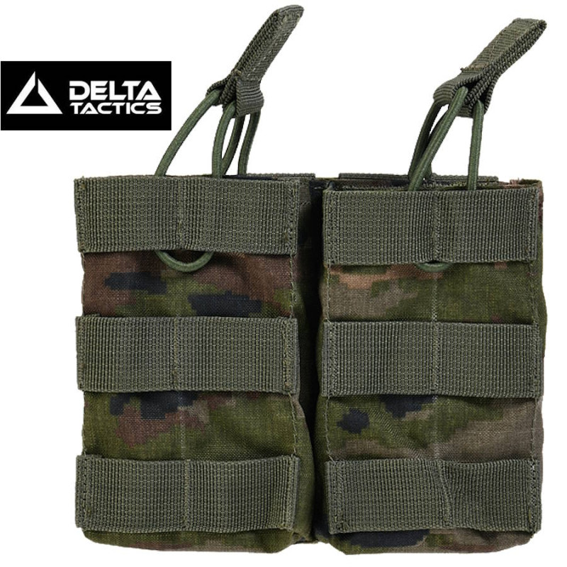 PORTE CHARGEURS DOUBLE G36/AK/M14/SR25 NOIR DELTA TACTICS