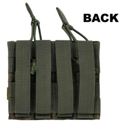 PORTE CHARGEURS DOUBLE G36/AK/M14/SR25 NOIR DELTA TACTICS