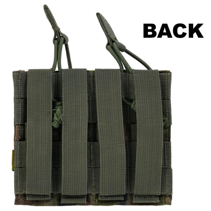 PORTE CHARGEURS DOUBLE G36/AK/M14/SR25 NOIR DELTA TACTICS