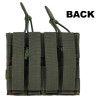 PORTE CHARGEURS DOUBLE G36/AK/M14/SR25 NOIR DELTA TACTICS