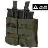 PORTE CHARGEURS DOUBLE G36/AK/M14/SR25 NOIR DELTA TACTICS