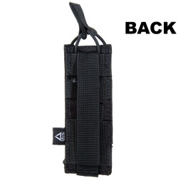 Poche tactique porte-chargeur simple MP5 MP9 avec élastique de rétention et système MOLLE