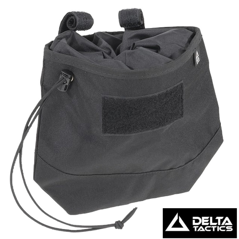 Poche drop pouch speedsoft noire Delta Tactics pour chargeurs et batterie airsoft