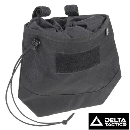 Poche drop pouch speedsoft noire Delta Tactics pour chargeurs et batterie airsoft