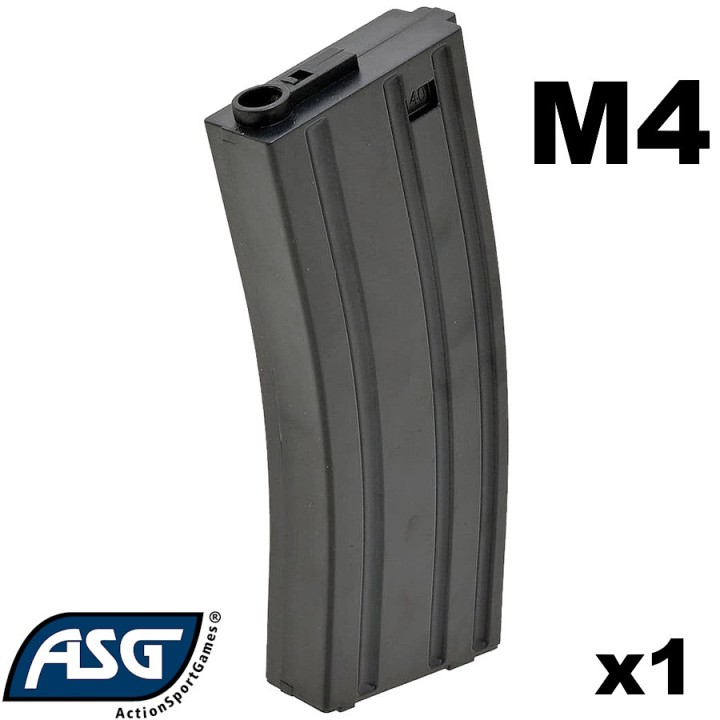 Airsoft magazine M4 Mid-Cap 140 Balls ASG 19615