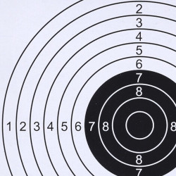 Set of 100 ASG 14x14 cm cardboard targets for shooting