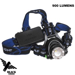 Lampe frontale tactique paintball LED XML-T6 900 lumens zoom X500