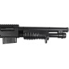 Détails tactiques du fusil à pompe manuel asg.