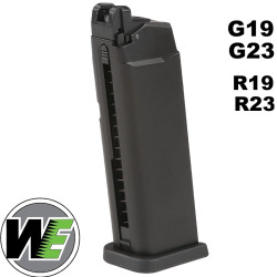 G19 and R19 WE Airsoft 23-ball gas magazine