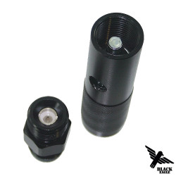 Vue détaillée adaptateur CO2 12g pour lanceur