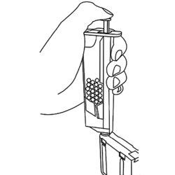 Speedloader Airsoft BLS 90 Balls Transparent