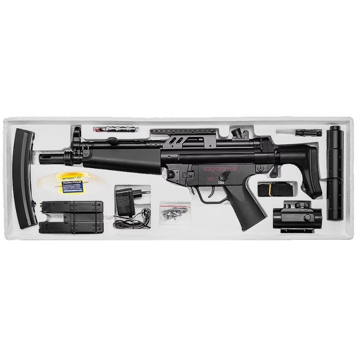 Réplique MP5 airsoft BT5 A5 - Pack complet débutant | AEG B&T