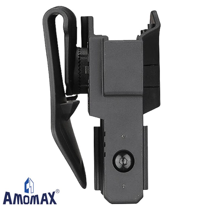 Réglage rotation 360 degrés sur holster de ceinture airsoft