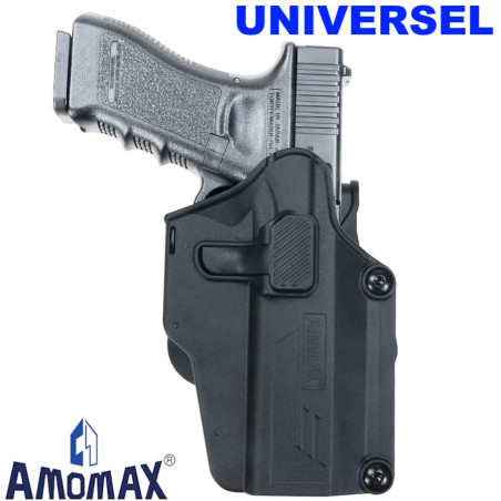 Holster universel rigide porté ceinture Amomax Per Fit