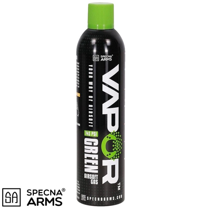 SA VAPOR™ Airsoft Green Gas 145 PSI (600 ml) - Vert
