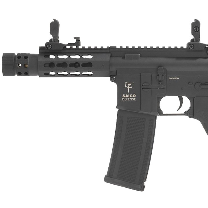 AEG KENJI COURT NOIR COMBO SAIGO DEFENSE - Airsoft AEG guns