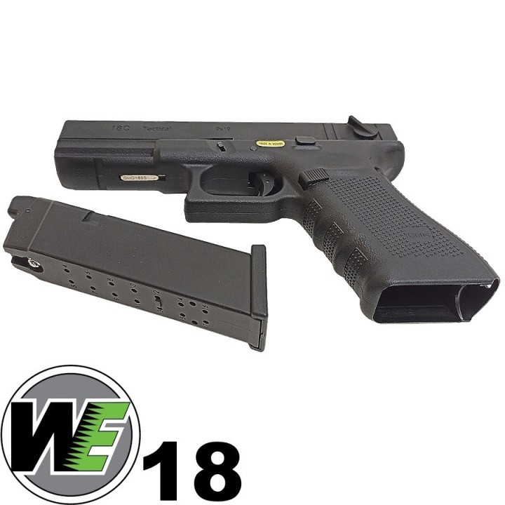 G18C Gen4, metal slide, GBB, black WE - Promotions