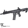 Replica airsoft AEG SHINOBI BLACK SAIGO DEFENSE M4-M16, 130-round magazine