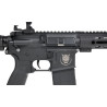 Replica airsoft AEG SHINOBI BLACK SAIGO DEFENSE M4-M16, 130-round magazine